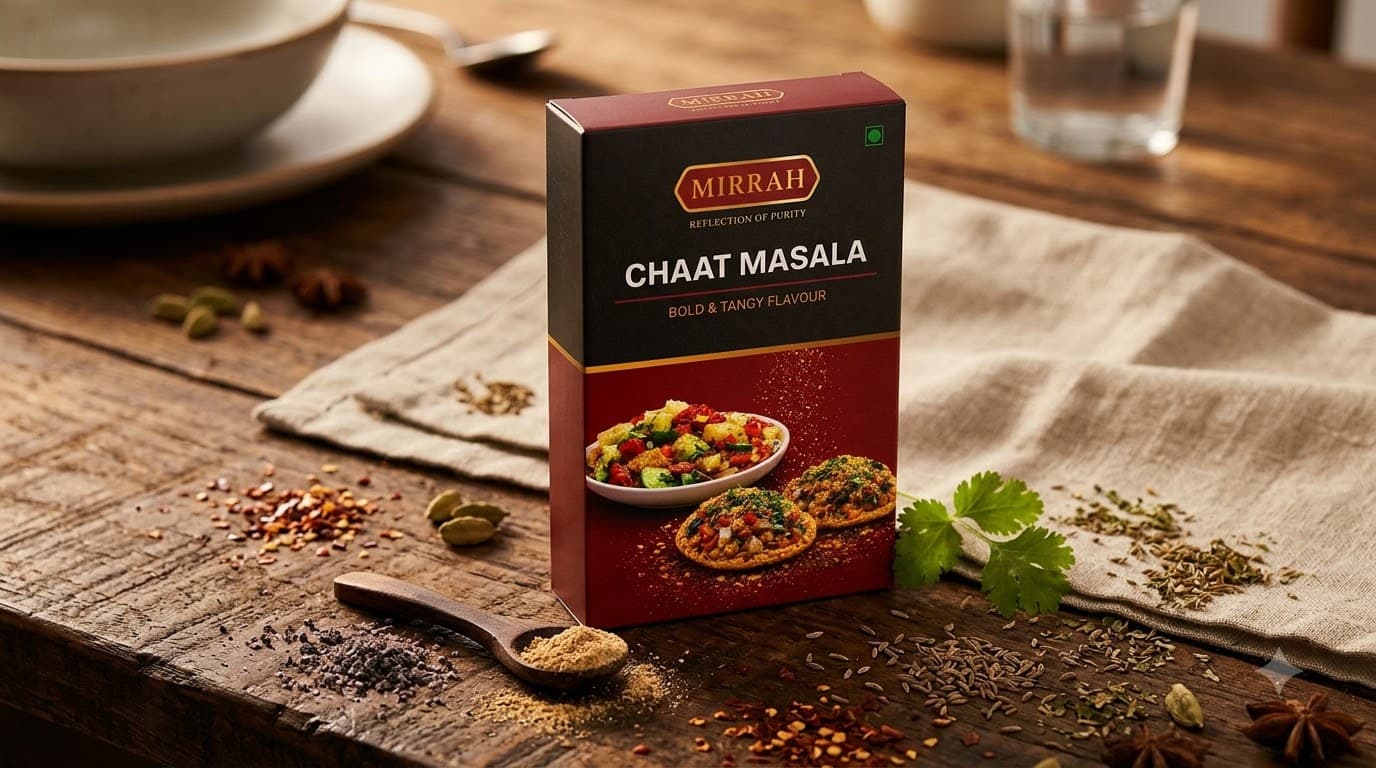 A colorful spread of Mirrah spices
